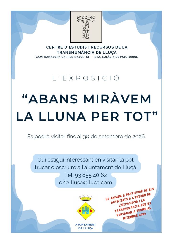 Exposició i activitats fins a finals de setembre 2026